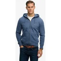 Superdry Kapuzensweatjacke ESSENTIAL LOGO ZIP HOODIE HB Baumwollmischung, slim fit