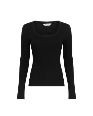 msch copenhagen - MSCHJeanie Rasmia U Top Black - Gr. - XL