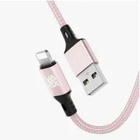JAMEGA USB Kabel kompatibel mit iPhone Nylon USB A auf 8-Pin Ladekabel - Lightningkabel, USB A, 8-Pin (200 cm)