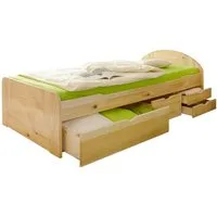Ticaa Funktionsbett Schubkastenbett Erna Kiefer Natur