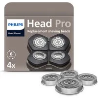 Philips Ersatzscherköpfe HS740/15 passend zu Glatzenrasier HS5980/15 & HS7980/15, mit 36 ComfortCut Klingen, nass und trocken verwendbar