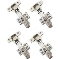 NELI Möbelbeschlag Scharniere mit Softclose (neu) passend für PAX (IKEA) (4 St., Alle Sets inklusive Befestigungsmaterial), Passend für die Möbelserie PAX (IKEA), alle Scharniere mit Softclose