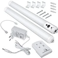 Maclean LED Unterbauleuchte MCE245, Linear LED Unterbauleuchten Fernbedienung Kaltweiß