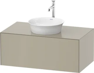 Duravit White Tulip Konsolenwaschtischunterbau wandhängend Taupe Seidenmatt 1000x550x408 mm - WT4976 WT4976060600010