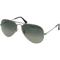 Ray-Ban Sonnenbrille Ray-Ban Aviator Large Metal RB3025 004/71 Gunmetal Grey Gradient