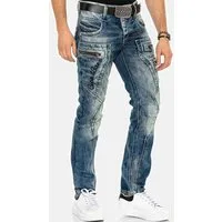 Cipo & Baxx 5-Pocket-Jeans Jeans im lässigen Biker-Stil, C-1178