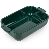 PEUGEOT Auflaufform APPOLIA Keramik 22cm Rechteckig Waldgrün Spülmasch, Keramik, Keramik