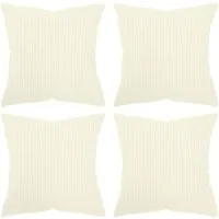 Amilian Kissenhüllen - 4er Set Kissenbezug - Zierkissenbezüge - Kissenbezüge, (4 Stück), 40x40 cm, Kissenhülle für Sofakissen, Dekokissen, Kissen, Zierkissen