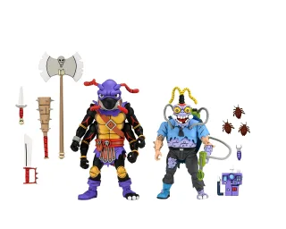 Teenage Mutant Ninja Turtles (Cartoon) - 7" Scale Action Figures ? Antrax & Scumbug 2 Pack