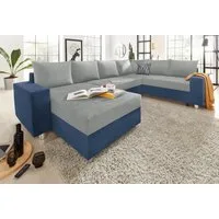 COLLECTION AB Wohnlandschaft Paris U-Form, B: 310 cm, Zierkissen & Federkern, optional Bettfunktion & Bettkasten