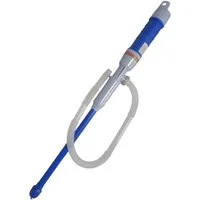 BlueCraft Elektropumpe Umfüllpumpe Fasspumpe Kanisterpumpe Handpumpe, Notpumpe mit Schlauch Brennstoffpumpe