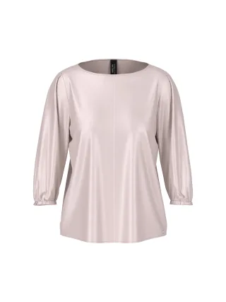 Marc Cain Additions - Lockere Seidenbluse light desert taupe - Gr. - 38