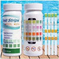 Hecht Pool-Wassertest pH-Wert Wassertester Chlor, Brom und Gesamtalkalität, 150-tlg., 50 Stck, Premium-Wasseranalyse
