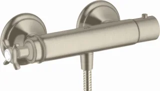 Hansgrohe Thermostatmischer Aufputz Axor Montreux brushed nickel für Brause, 16261820 16261820