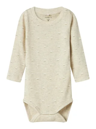 NAME IT - NBMFROM R LS BODY peyote melange - Gr. - 56