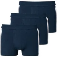 Schiesser Boxer 95/5 (3er-Pack) mit softem, tonalem Bund, kontraststarke Seitenstreifen