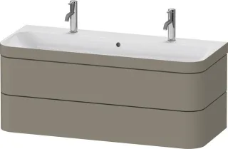 Duravit Happy D.2 Plus c-bonded Set wandhängend Stein Grau 1175x490x480 mm - HP4640O92920000 HP4640O92920000