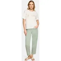 Cartoon Kurzarmshirt Damen mit Rundhalsausschnitt (1-tlg) Druck
