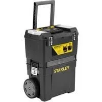 Rollende Werkstatt, Werkzeugwagen schwarz/gelb, mit Trolley-Griff