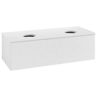 Villeroy & Boch Antao Waschtischunterschrank 1200x360x500mm L35110GF mit Beleuchtung mit Struktur FK/AP: GF/0