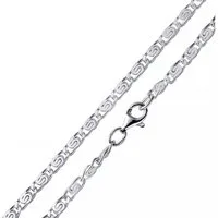 Materia Panzerkette S-Panzerkette 3mm diamantiert K45, aus 925 Sterling Silber