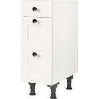 nobilia® Unterschrank "Cascada", vormontiert, mit höhenverstellbaren Sockelfüßen, in den Breiten 30, 45, 60 und 90 cm, mit Schubkasten und Auszügen