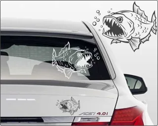 Angel-Aufkleber für Autos