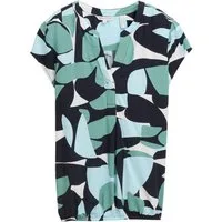 TOM TAILOR Kurzarmbluse Bluse dünnes Kurzarmshirt (1-tlg)