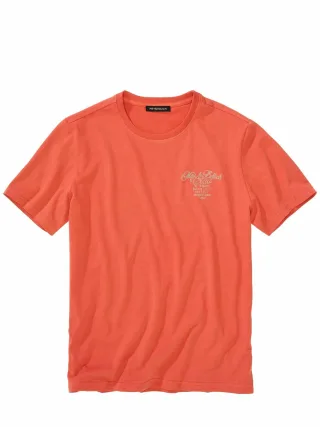 Mey & Edlich Herren ME-Club-T-Shirt Blau 100 % Baumwolle (bio)