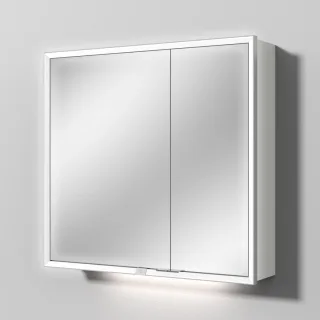 Sanipa Reflection Spiegelschrank MILO 80 mit LED-Beleuchtung, Weiß-Soft, AU03243 AU03243
