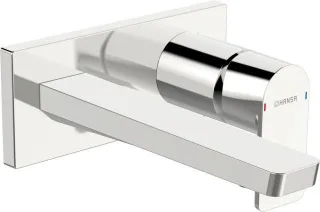 Hansa Waschtischarmatur Unterputz HANSASTELA 4490 Ros. eckig Ausld. 214mm chr 44902173