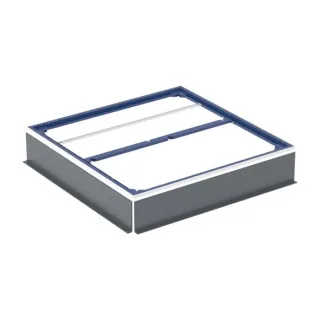 Geberit Duofix Installationsrahmen 551526001 für 7 Füße, für Duschfläche 120x120cm, für 7 Füße