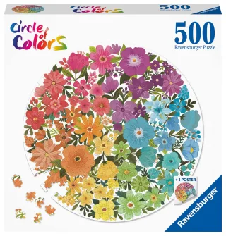 Ravensburger Puzzle 17167 - Circle of Colors: Flowers [500 Teile]