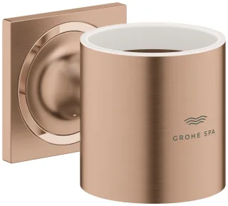 GROHE Halter Allure 40278_1 für Glas oder Seifenspender warm sunset gebürstet, 40278DL1 40278DL1