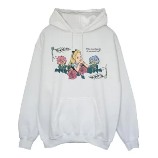 Disney - "Alice In Wonderland What Kind Of Garden" Kapuzenpullover für Damen (Weiß)