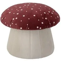 Bloomingville Hocker Lue Hocker Pilz Rot Ø 37 x 30 cm