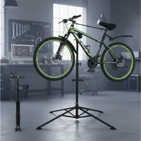 Melko Fahrrad-Montageständer Montageständer Fahrrad Reparaturwerkstatt 360° Verstellbar Bike Träger (Stück), Lackschonend
