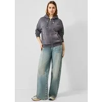 QS Weite Jeans Jeans-Hose Barrel Jeans / Mid Rise / Barrel Leg