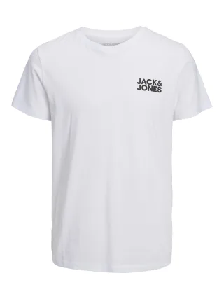 JACK&JONES - JJECORP LOGO TEE SS O-NECK NOOS White - Gr. - XS