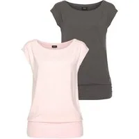 H.I.S T-Shirt aus Viskose (2er-Pack) Kurzarm, im sportlichen Stil, ideal für die Freizeit, im 2er-Pack