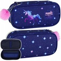 Starpak Federtasche Federmäppchen Einhorn Galaxy – robust, geräumig, leicht zu reinigen, (1-tlg)