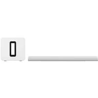 Sonos Heimkinosystem Set: Arc Ultra + Sub G4 (80 W, Bluetooth, LAN (Ethernet), WLAN)