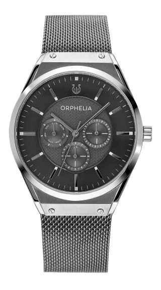 Orphelia Saffiano Herren-Armbanduhr, Grau, OR72903