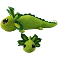 soma Kuscheltier Axolotl Kuscheltier Echse Molch Figur Plüsch XL 40 cm Püsch grün (1-St), Axolotl Plüschtier Molch Kuscheltier Figur Plüschtier Wassertier