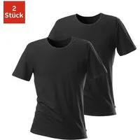 H.I.S T-Shirt (2er-Pack) mit Rundhalsausschnitt perfekt als Unterziehshirt