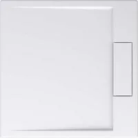 Mai & Mai Duschwanne Mineralguss Duschwanne Duschtasse Superflach Geoma04, Quadratisch