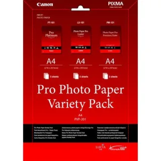 Canon PVP-201 Pro Photo Paper Variety Pack A 4 3x5 Blatt