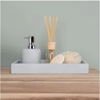 wohnfreuden Dekoschale Sandstein Tablett 30 cm niedriger Rand, 32854
