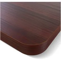 DESKSPACE Tischplatte Massive Tischplatte 25 mm – robust, wasserfest, pflegeleicht, 25 mm dick, melaminbeschichtet, wasserfest und montagefreundlich