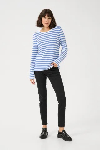 Strickpullover Regular fit blue white